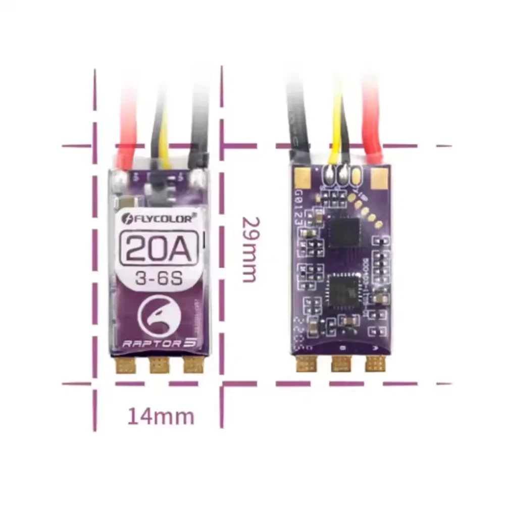 FLYCOLOR Raptor 5 20A 35A 45A  – обзор и цена Drone Racing Esc